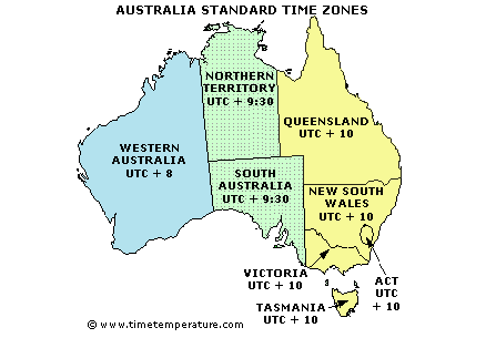 australia time zone sydney