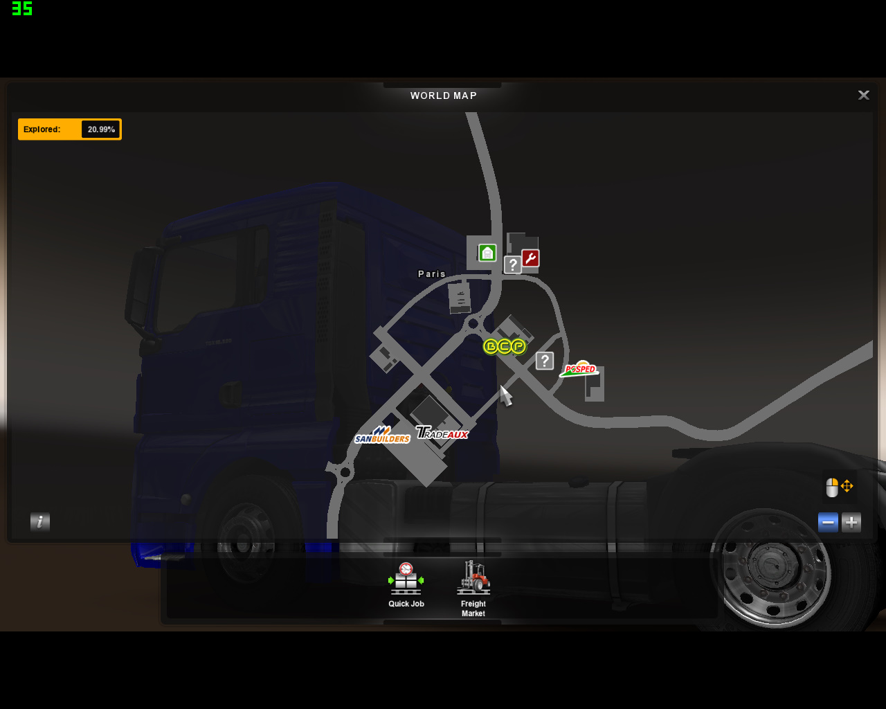 euro truck simulator 2 paris