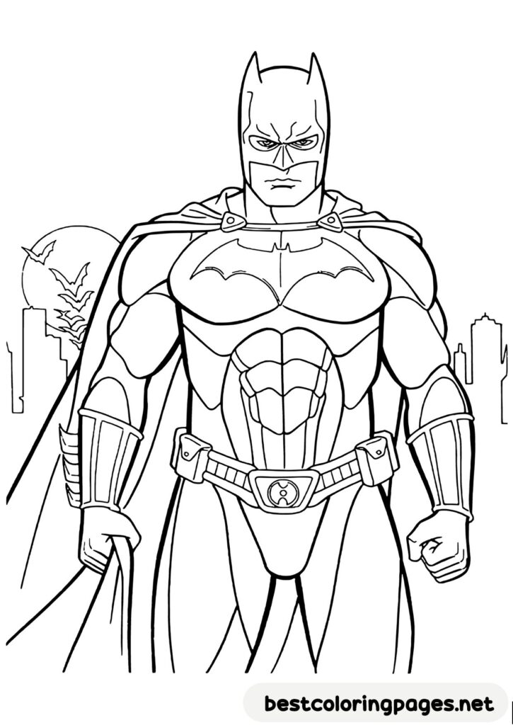 coloring pages batman