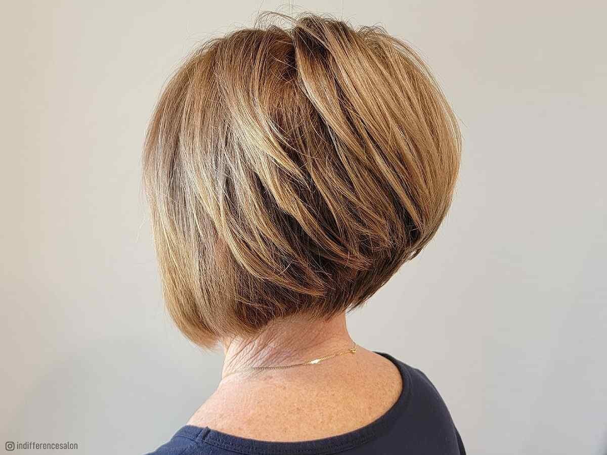 stacked bob cut hairstyles