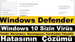 sizin virüs korumanız