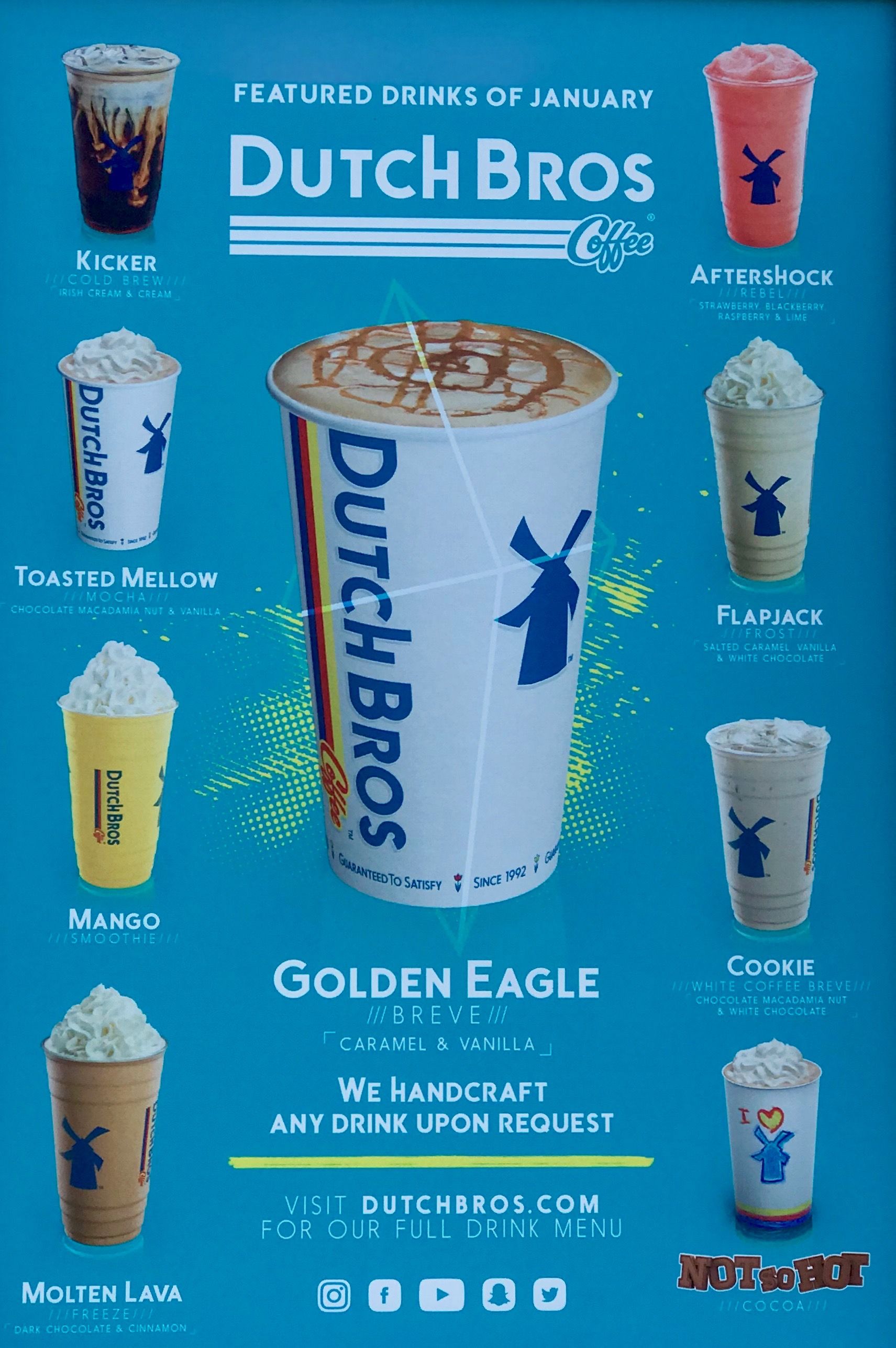 dutch bros menu