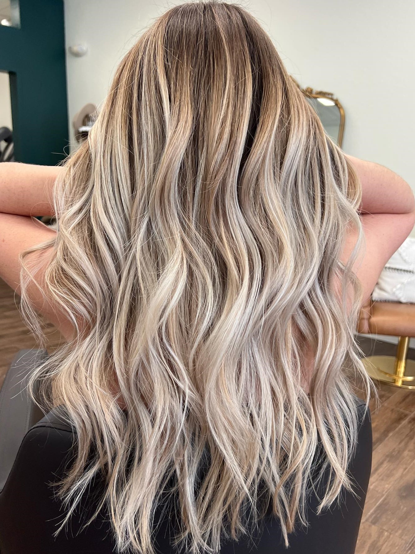 brown blonde balayage