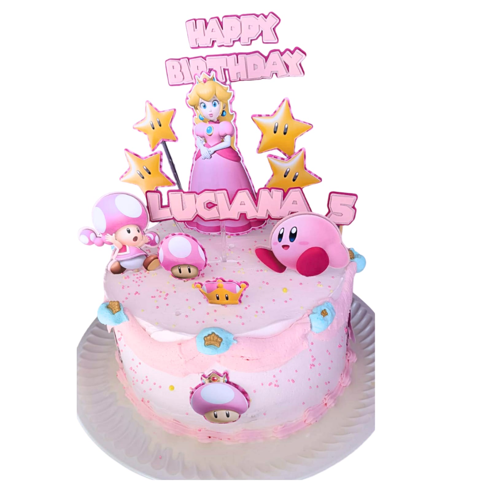 pastel de princesa peach