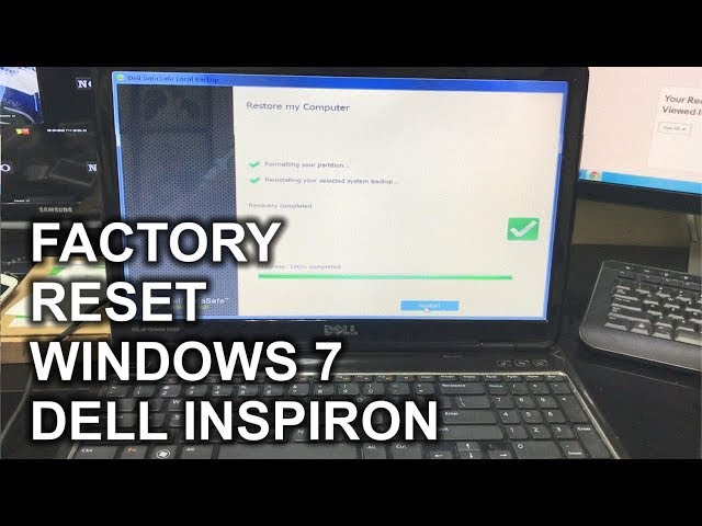 factory default dell laptop