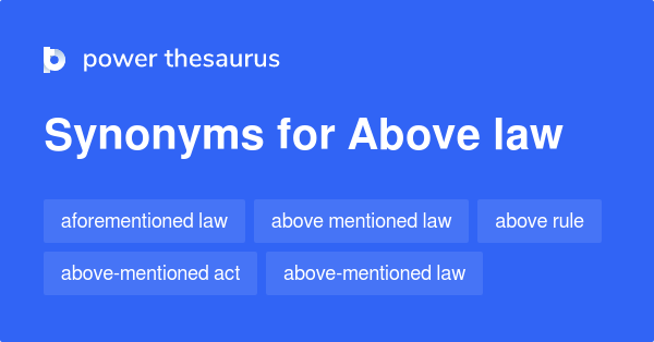 law synonym