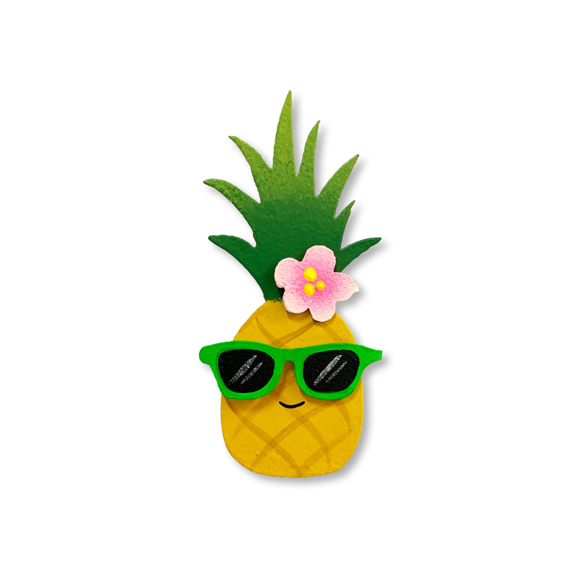 animated pineapple with sunglasses