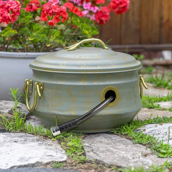 hose pot with lid