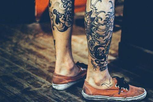 leg tattoos for men