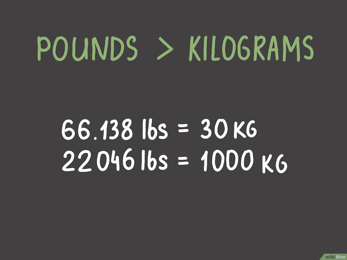 formula to convert pounds to kilograms