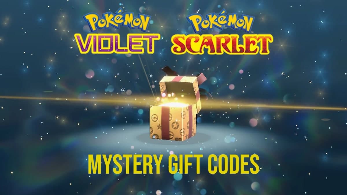 pokemon scarlet mystery gift codes 2023