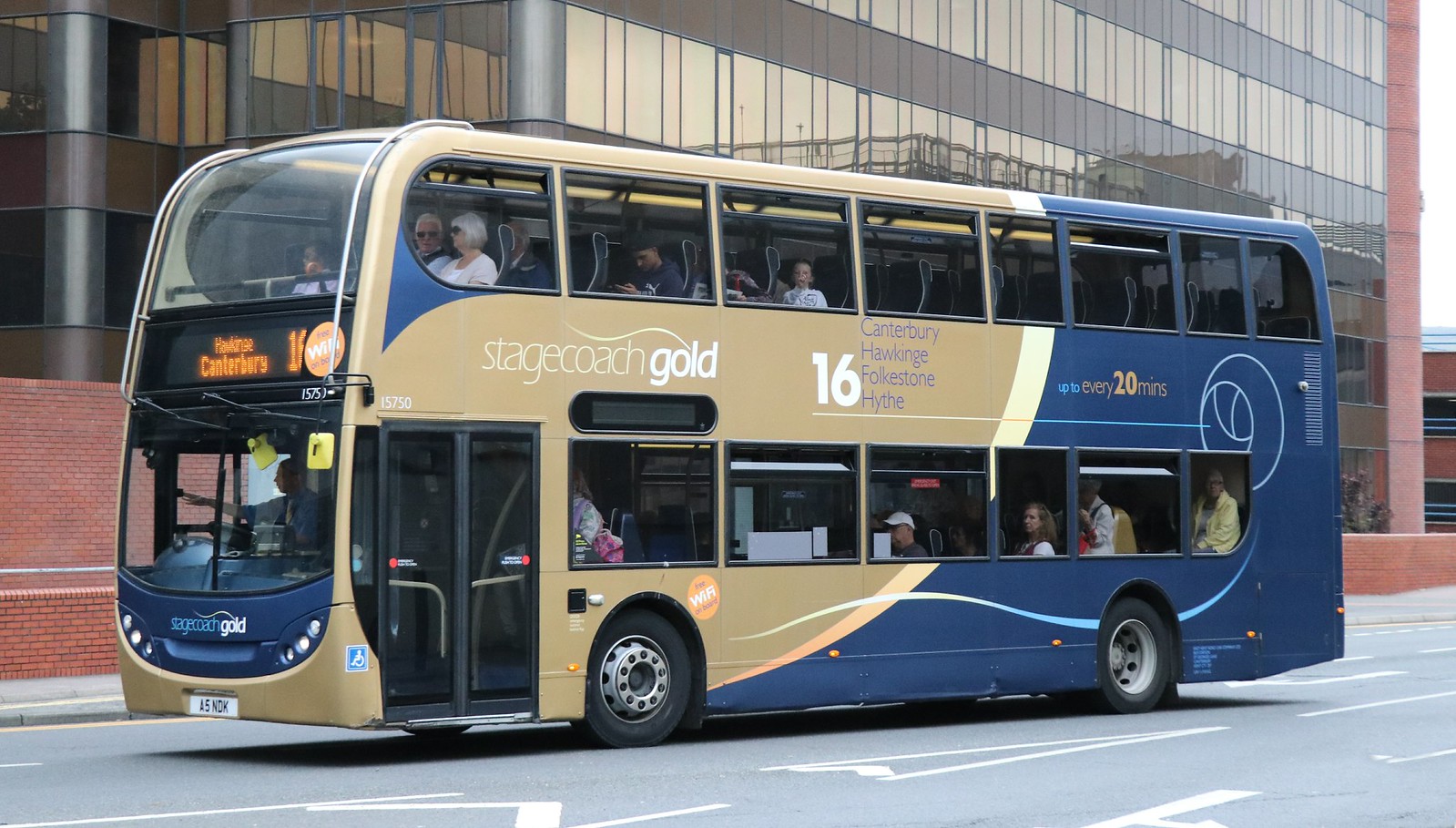 16 bus canterbury to folkestone