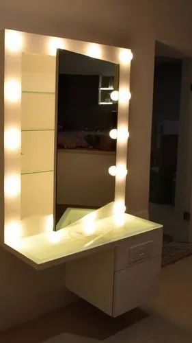 led dressing table