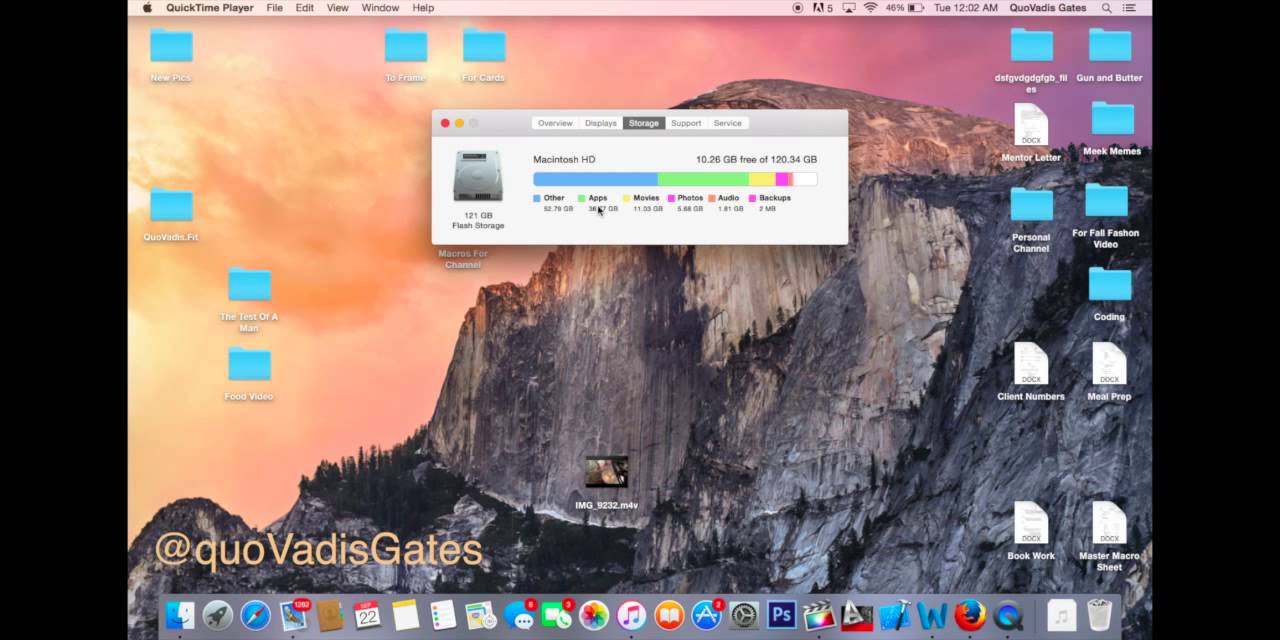 how to check storage on macbook air