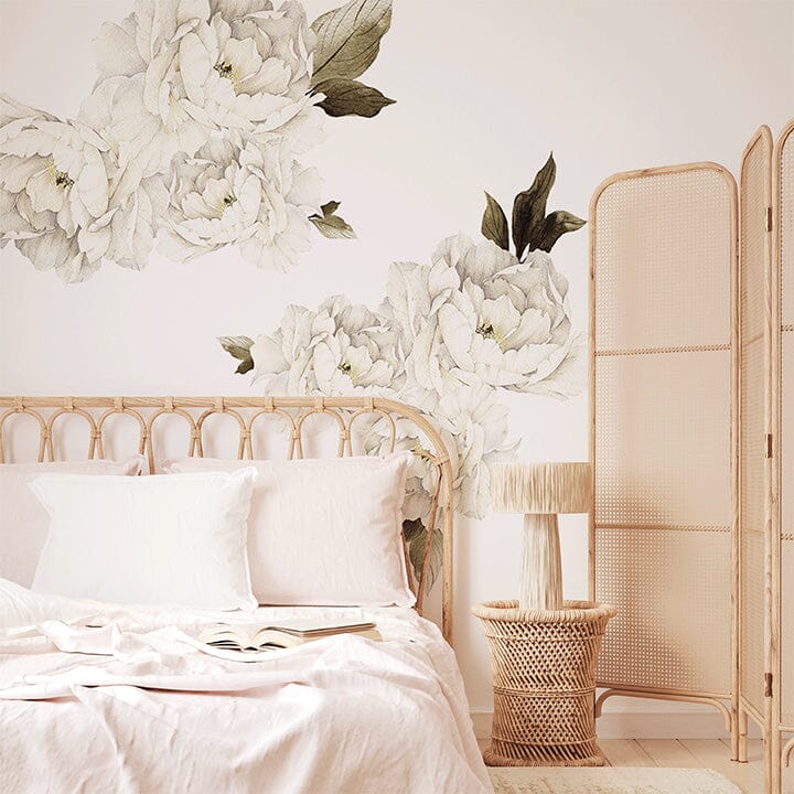 white wall stickers for bedrooms