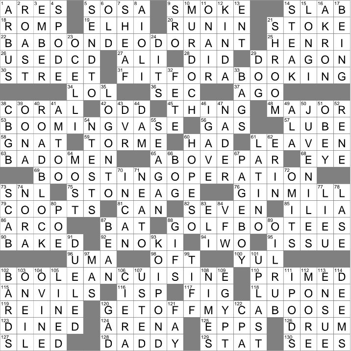 extinguished crossword clue