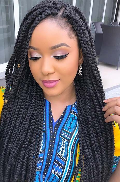 crochet braided hairstyles