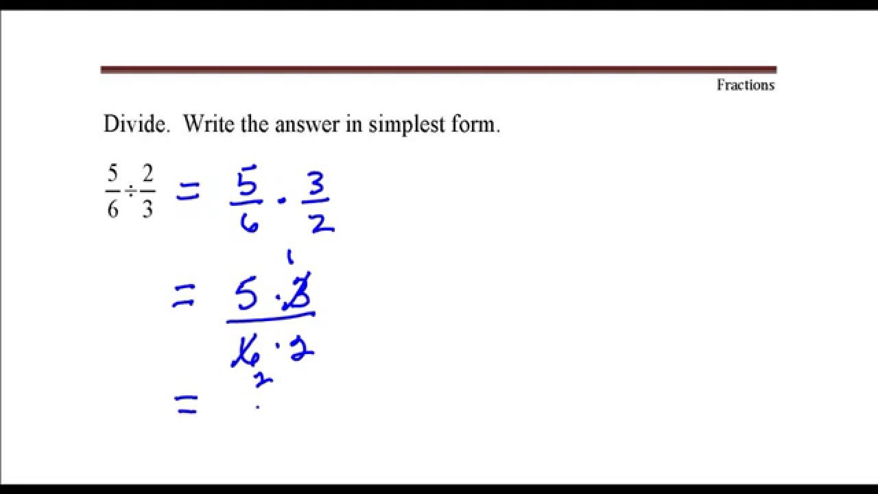 4/5 divided by 2/3