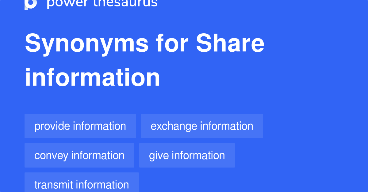 share synonym