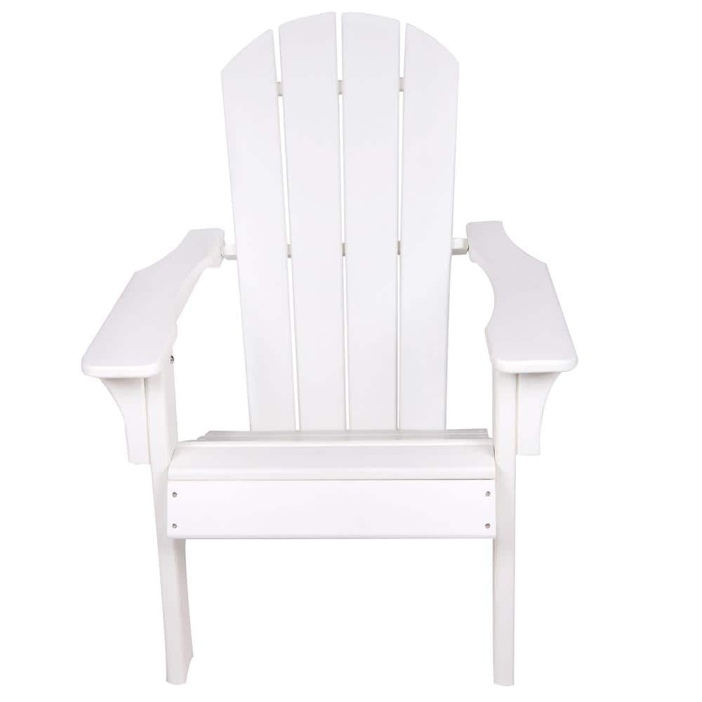 white plastic adirondack chairs