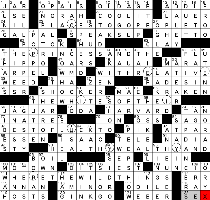 some wba ends crossword clue