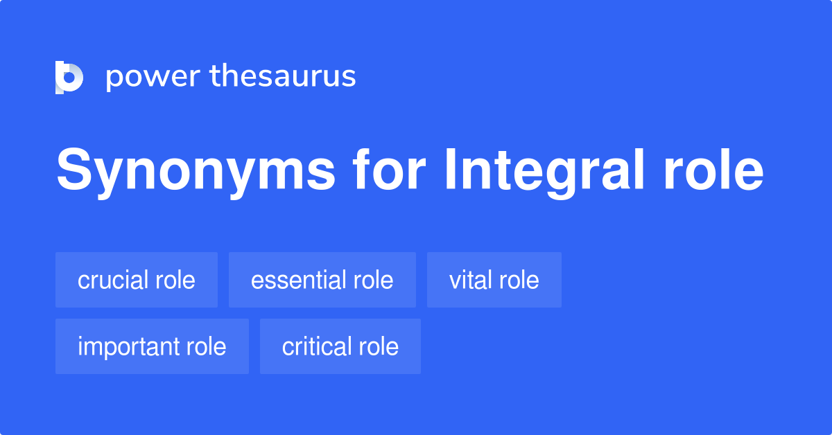 integral synonym