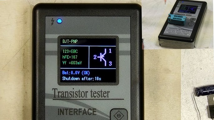 transistor tester interface