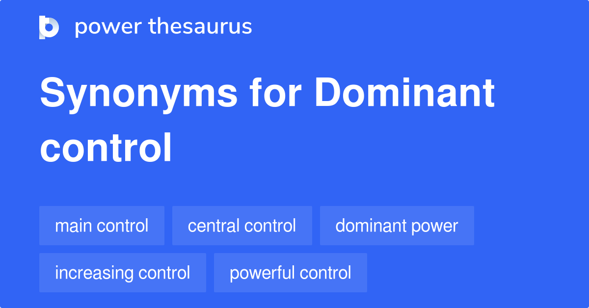 synonyms for dominant