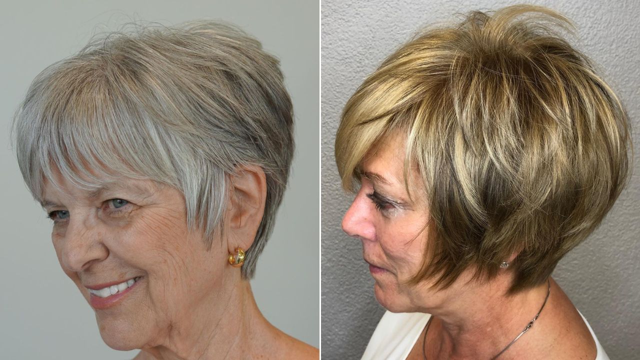 short haircuts for women over 60