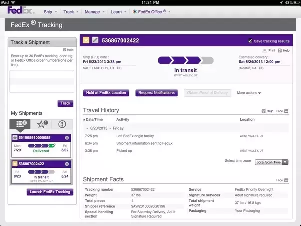 www fedex tracking