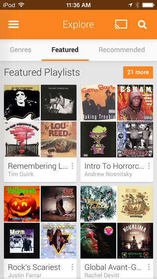 google play music ipod