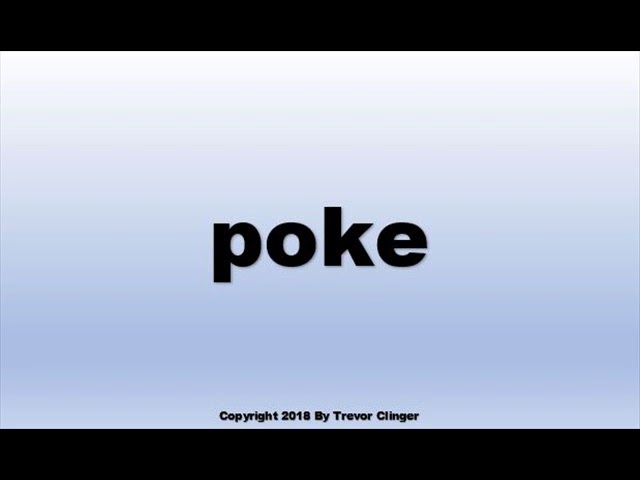 poke pronunciation