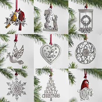 pewter christmas ornaments canada