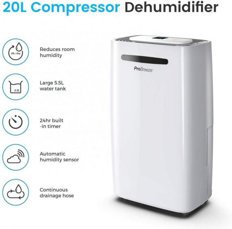 pro breeze dehumidifier