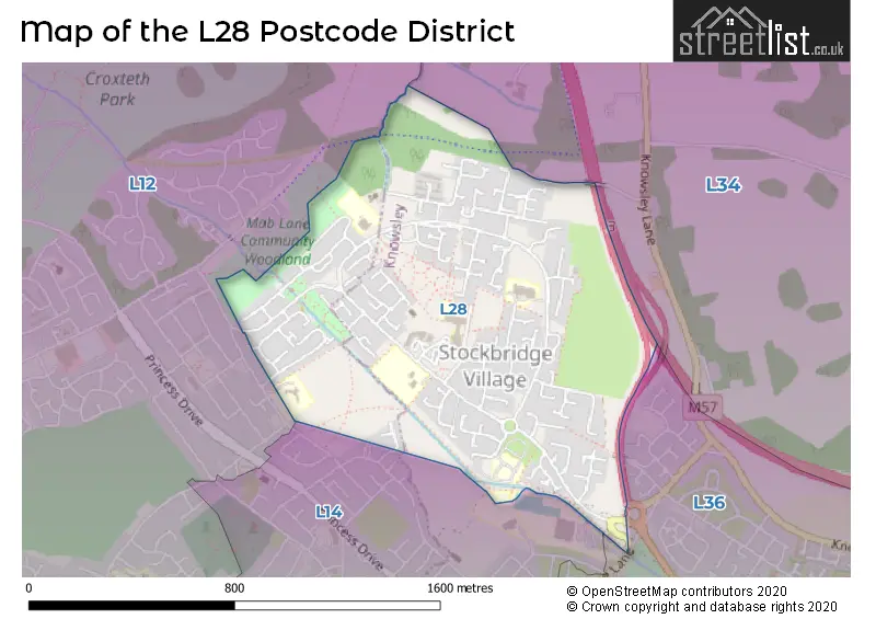 l28 postcode