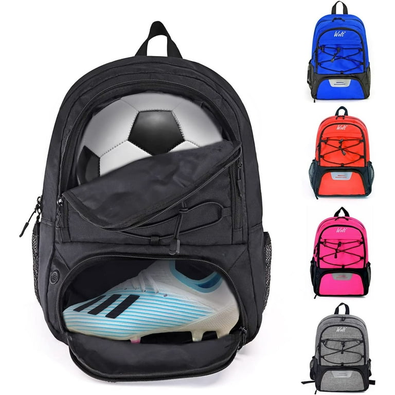 soccer bag with ball holder