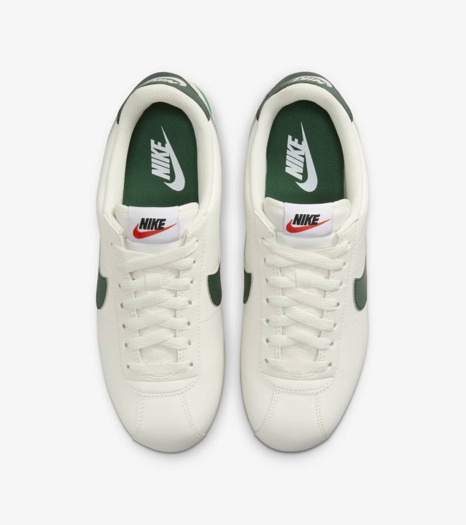 green and white nike cortez