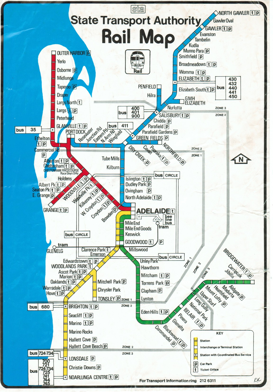 adelaide metro network map