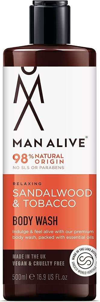 man alive shower gel