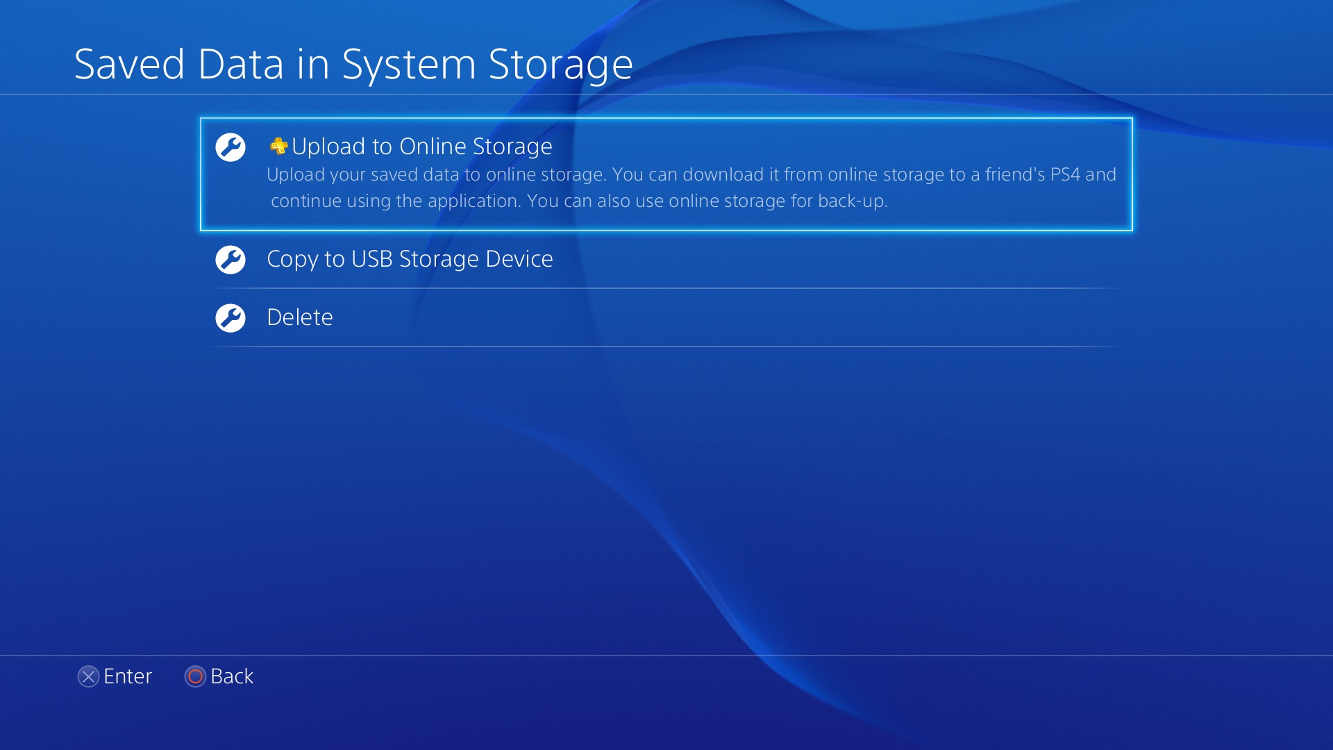 ps4 saved data cannot upload