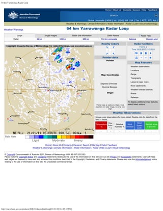 128 km townsville radar