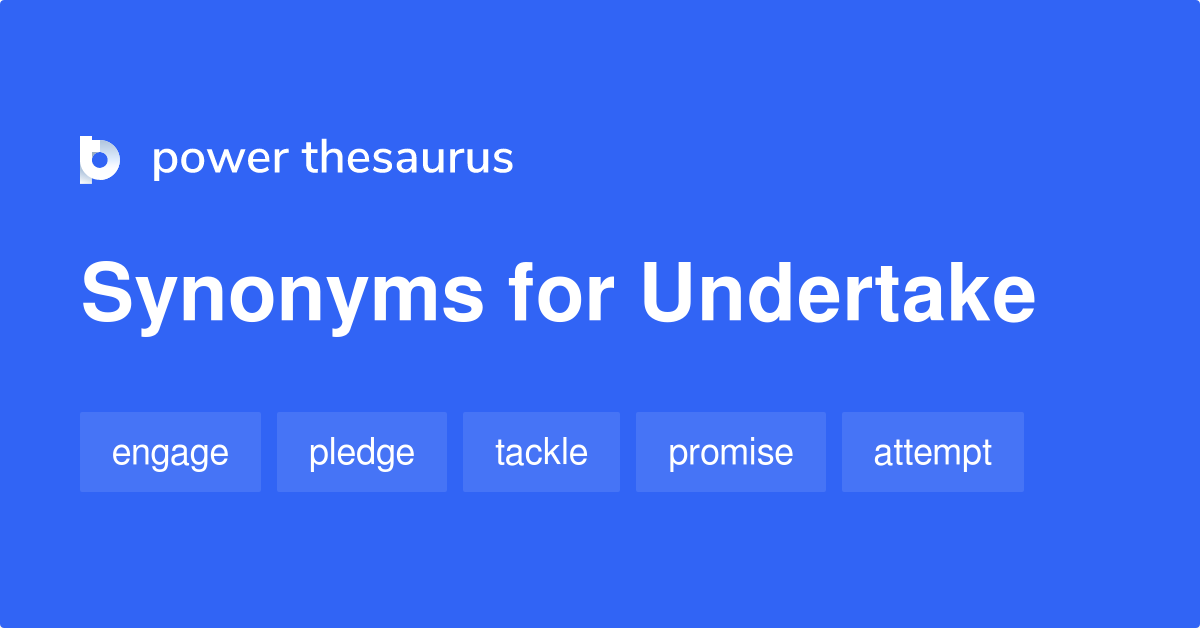 synonym for undertake