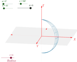 geogebra volume of revolution