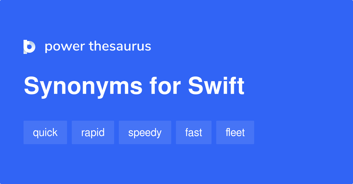 antonyms of swift