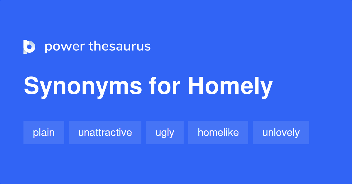 homely synonym