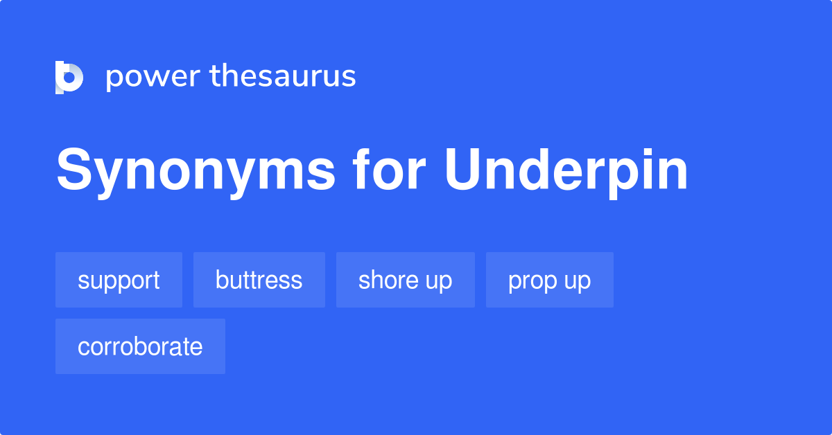 underpin thesaurus