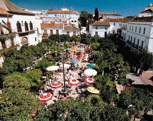 orange square marbella spain