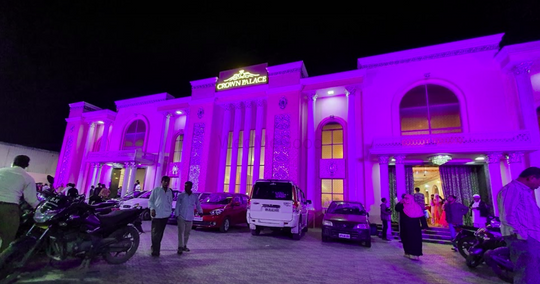 crown function hall hyderabad