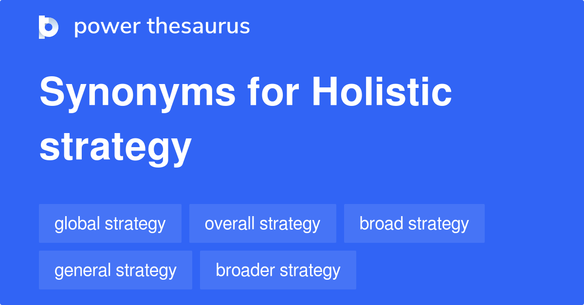 synonyms for holistic