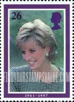 princess diana stamps 1997 value